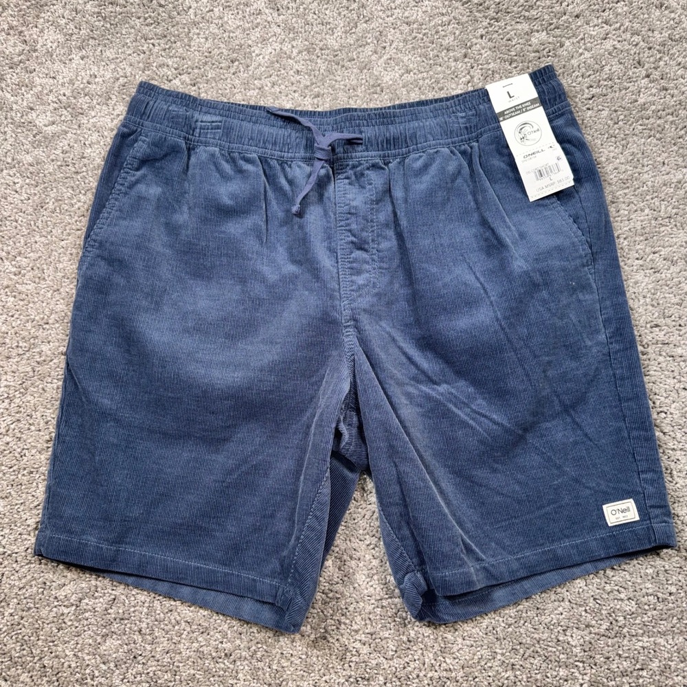 O'Neill OG Cord Short Mens Organic Cotton Corduroy Blue Large NEW
